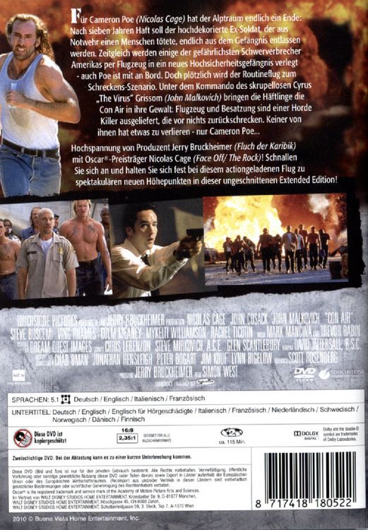 Produktbild: Con Air - Extended Edition
