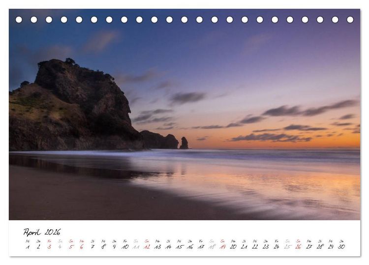 Produktbild: Neuseeland - Streifzug &uuml;ber die Nordinsel / CH-Version (Tischkalender 2026 DIN A5 quer), CALVENDO Monatskalender
