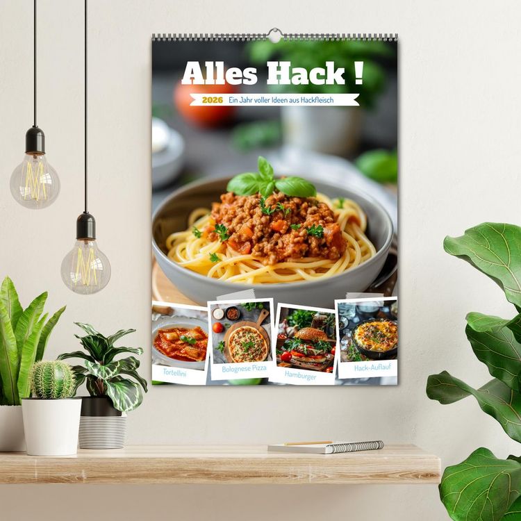 Produktbild: Alles Hack ! (Wandkalender 2026 DIN A2 hoch), CALVENDO Monatskalender