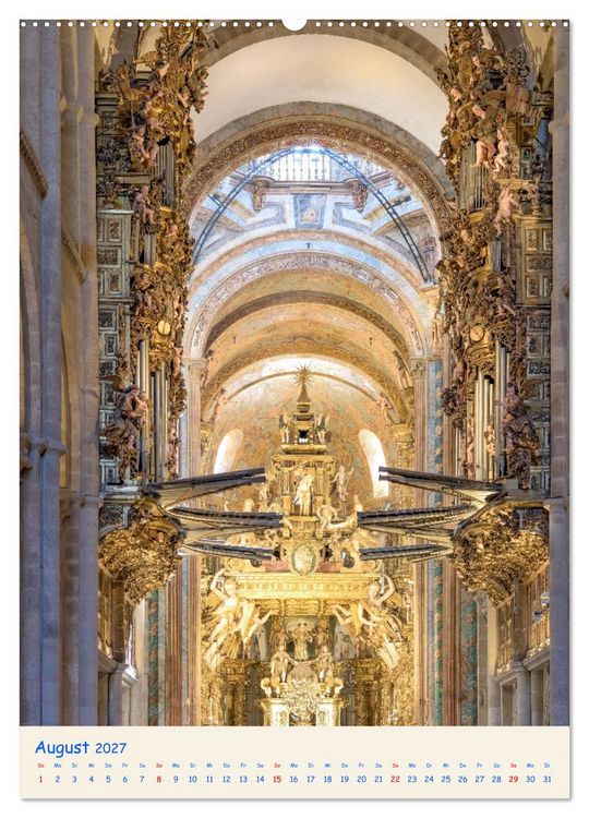 Produktbild: Orgel Giganten (Wandkalender 2027 DIN A2 hoch), CALVENDO Monatskalender