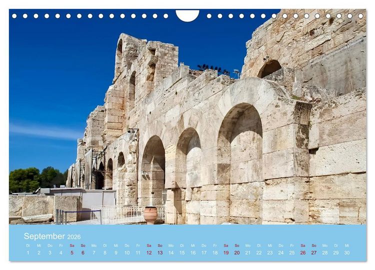 Produktbild: Geliebtes Athen (Wandkalender 2026 DIN A4 quer), CALVENDO Monatskalender