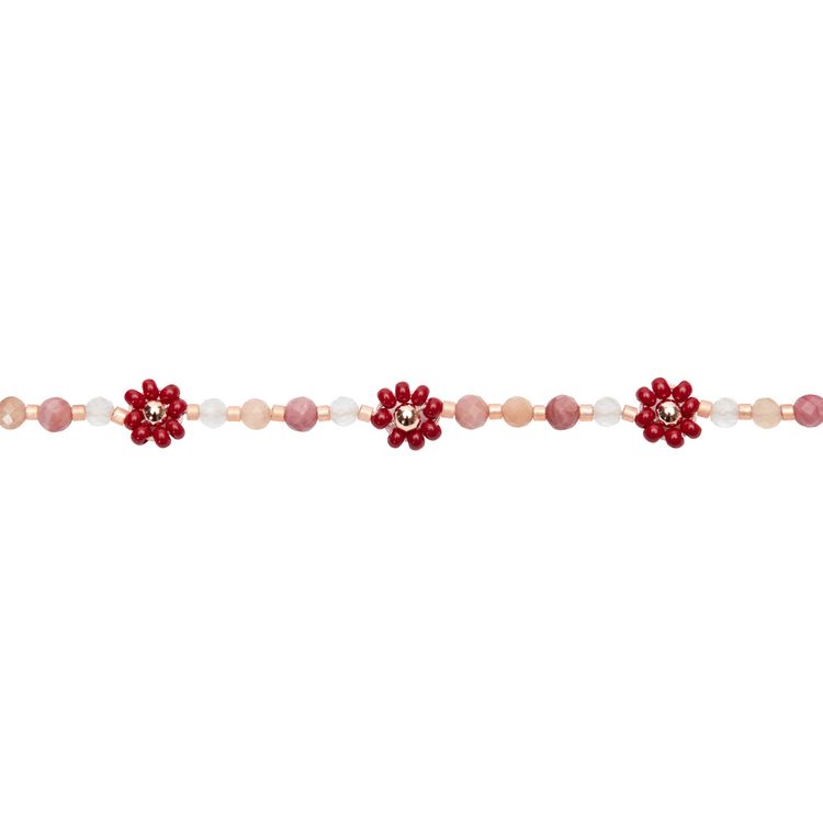 Produktbild: Armband - "Bloom" Bordeaux