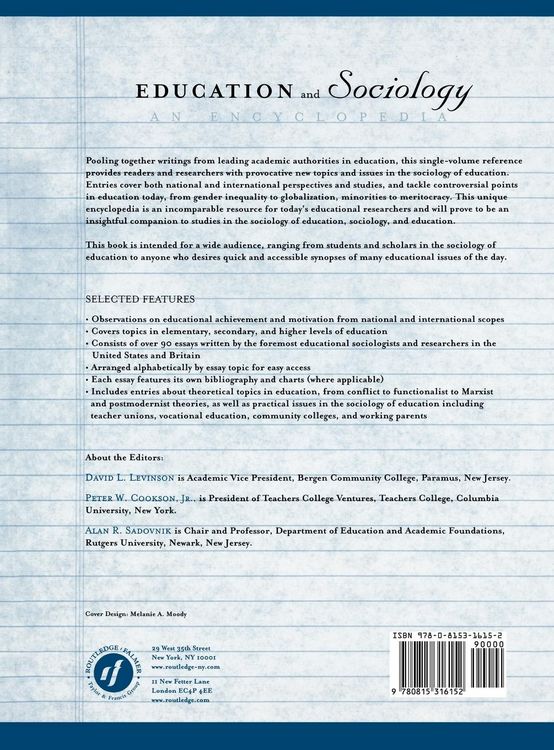 Produktbild: Education and Sociology