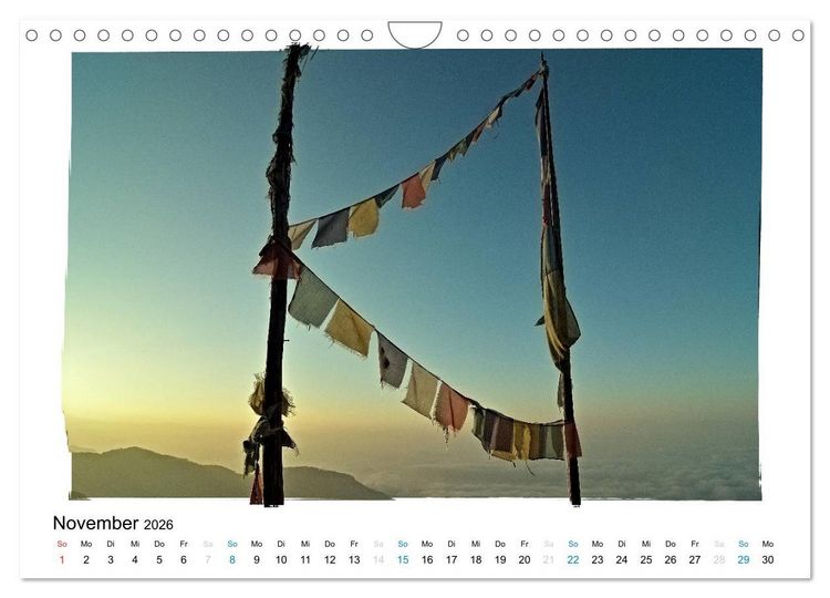 Produktbild: NEPAL GREAT HIMALAYA TRAIL - KULTUR ROUTE (Wandkalender 2026 DIN A4 quer), CALVENDO Monatskalender
