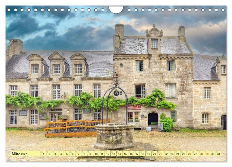 Produktbild: Mystische Bretagne (Wandkalender 2027 DIN A4 quer), CALVENDO Monatskalender