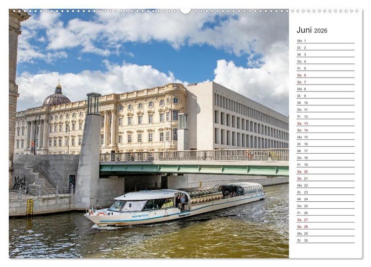 Produktbild: Berlin-Zentrum - Der Planer (Wandkalender 2026 DIN A2 quer), CALVENDO Monatskalender