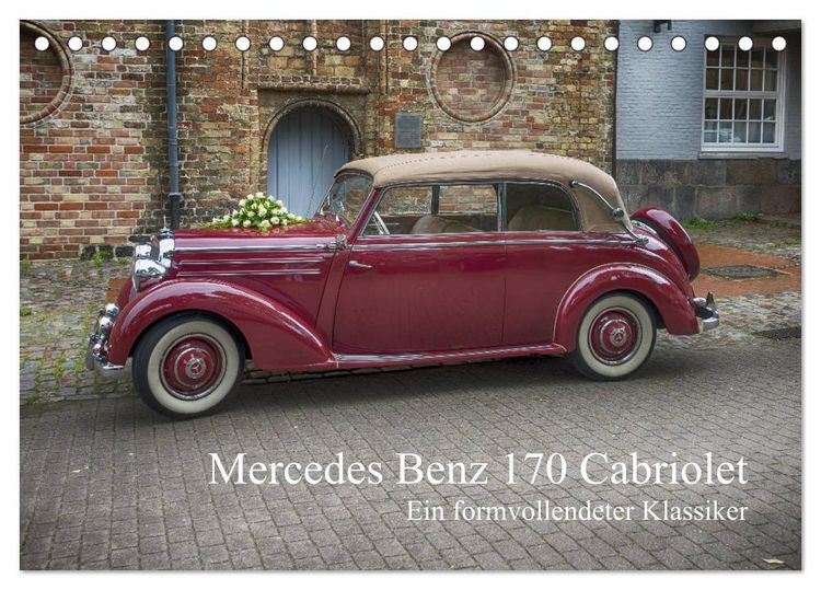 Produktbild: Mercedes Benz 170 Cabriolet (Tischkalender 2026 DIN A5 quer), CALVENDO Monatskalender
