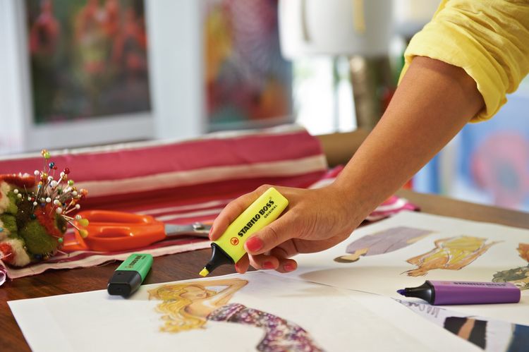 Produktbild: STABILO Textmarker -   BOSS ORIGINAL - 15er Tischset - 9 Leuchtfarben, 6 Pastellfarben