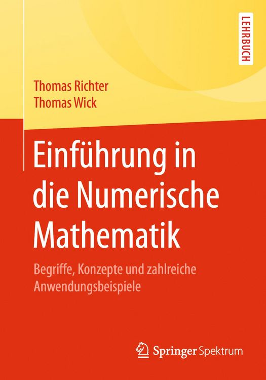 Produktbild: Einf&uuml;hrung in die Numerische Mathematik