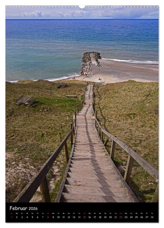 Produktbild: J&uuml;tlands Westk&uuml;ste 2026 (hochwertiger Premium Wandkalender 2026 DIN A2 hoch), Kunstdruck in Hochglanz
