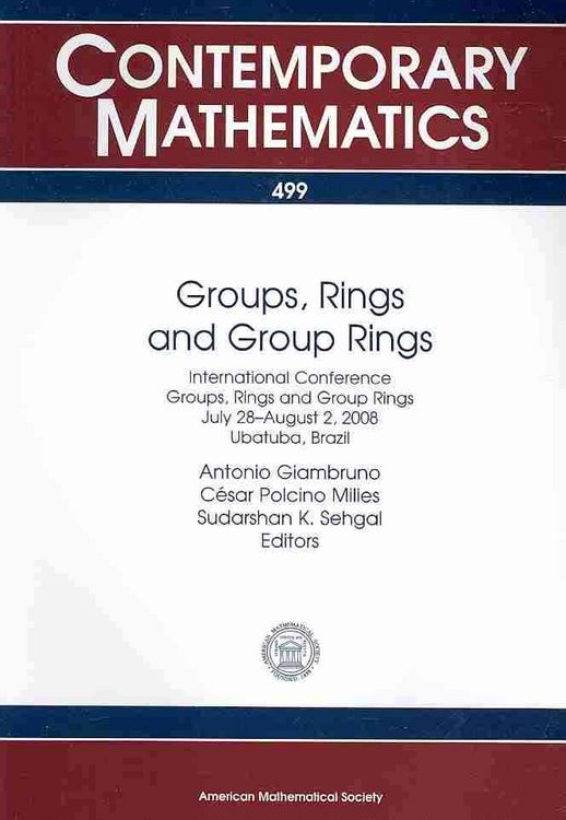 Produktbild: Groups, Rings and Group Rings