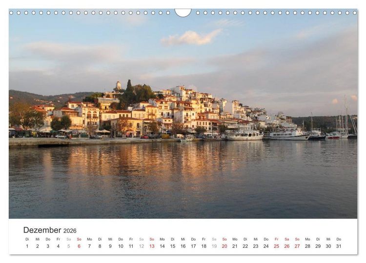 Produktbild: Sporadeninsel Skiathos (Wandkalender 2026 DIN A3 quer), CALVENDO Monatskalender