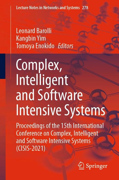 Produktbild: Complex, Intelligent and Software Intensive Systems