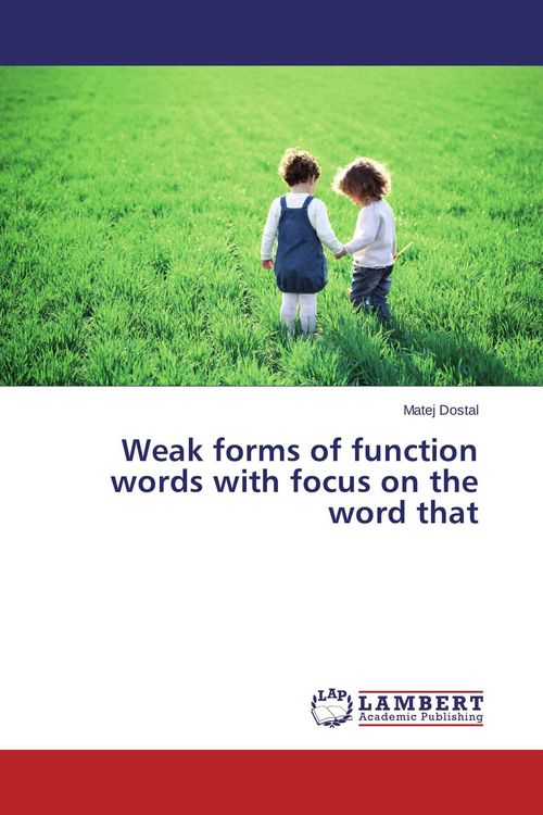 Produktbild: Weak forms of function words with focus on the word that
