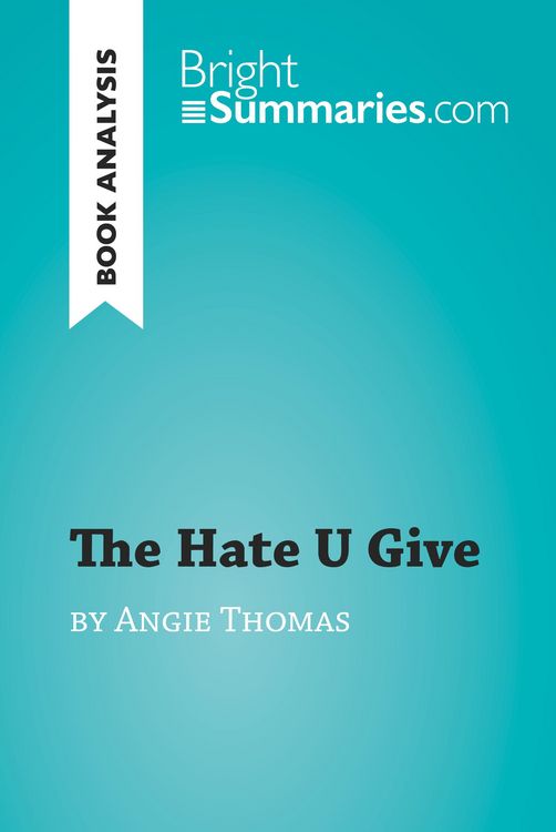 Produktbild: The Hate U Give by Angie Thomas (Book Analysis)