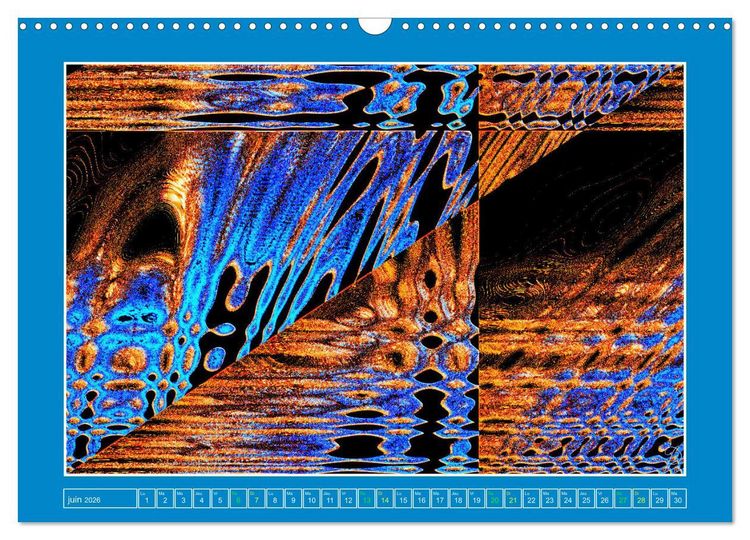 Produktbild: Art abstrait et contemporain (Calendrier mural 2026 DIN A3 vertical), CALVENDO calendrier mensuel