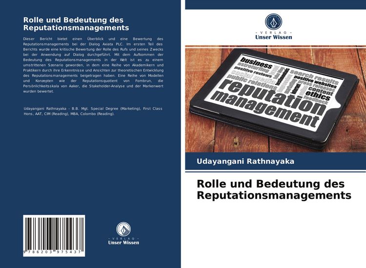 Produktbild: Rolle und Bedeutung des Reputationsmanagements
