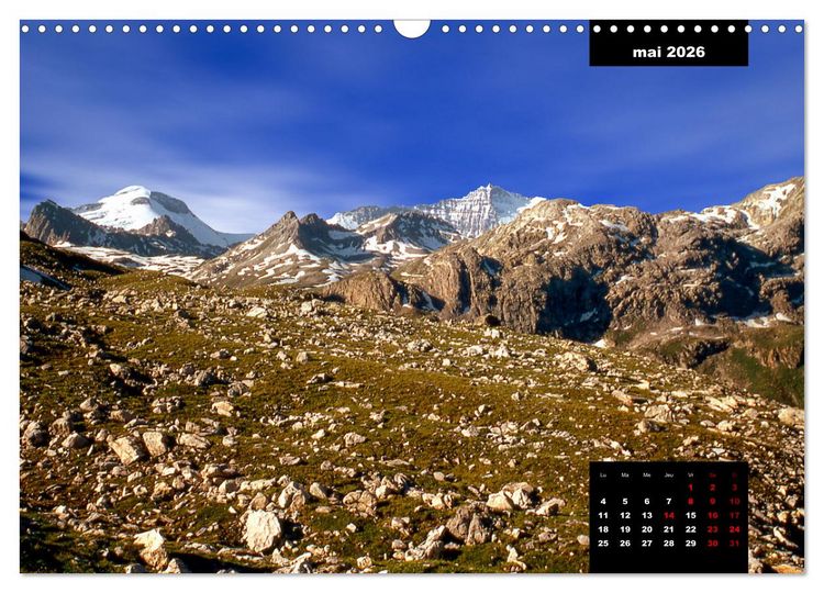 Produktbild: Savoie et Vanoise Sur les sentiers de randonn&eacute;e (Calendrier mural 2026 DIN A3 vertical), CALVENDO calendrier mensuel
