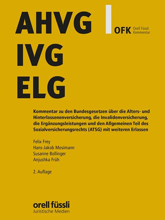 Produktbild: Ahvg/ivg/elg Kommentar