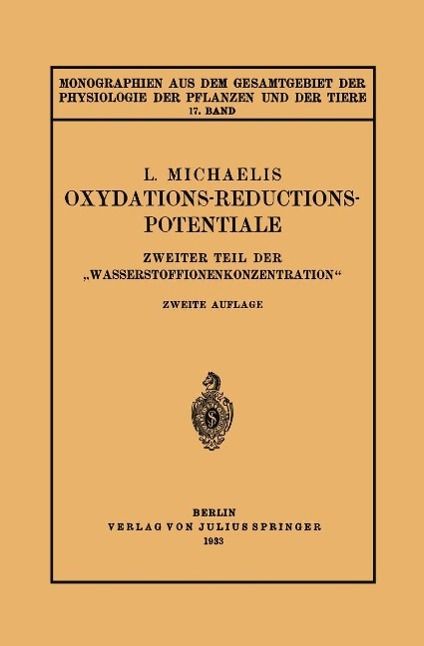 Produktbild: Oxydations-Reductions-Potentiale