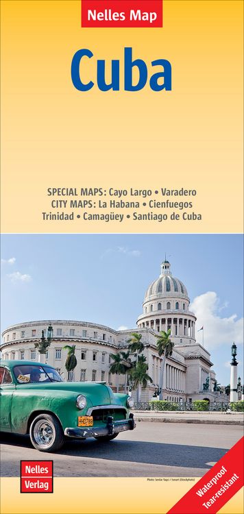 Produktbild: Nelles Map Landkarte Cuba/Kuba