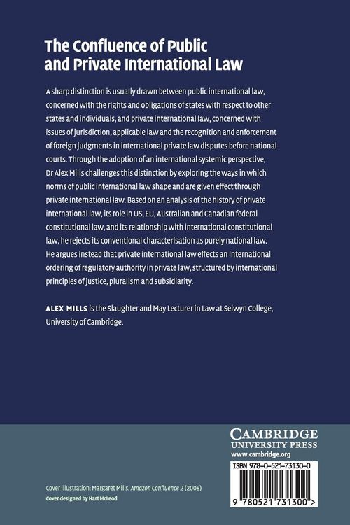 Produktbild: The Confluence of Public and Private International Law
