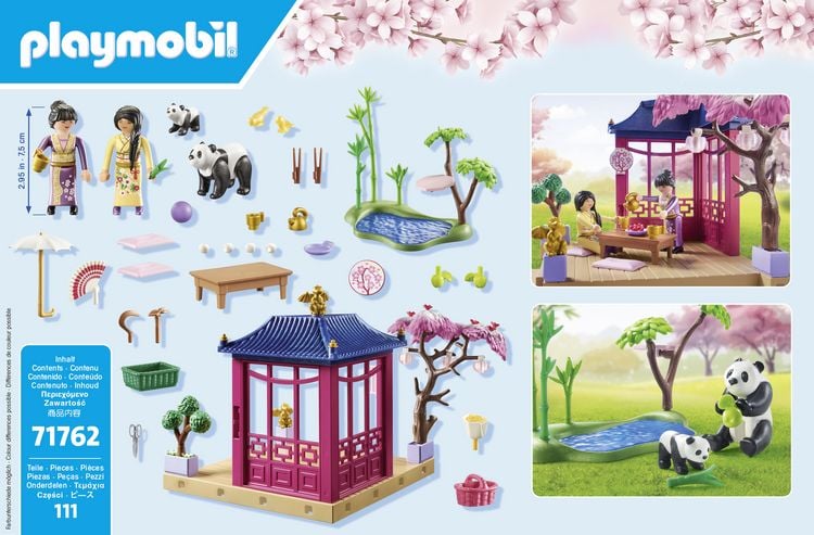 Produktbild: PLAYMOBIL 71762 Asiatischer Garten mit Pandaf&uuml;tterung