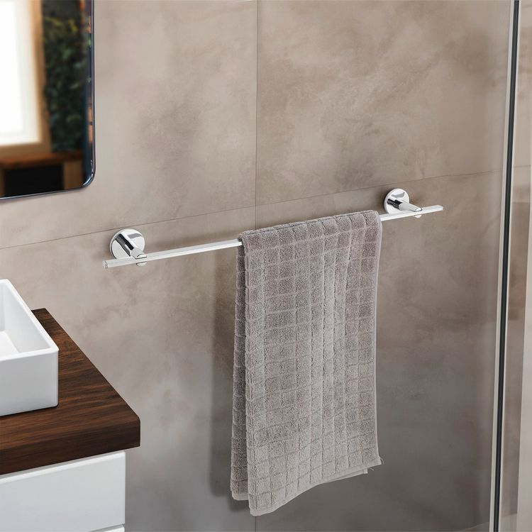 Produktbild: UV-Loc&reg; Badetuchstange Uno Mod. Isera 60 cm, Befestigen ohne Bohren mit innovativem Klebesystem