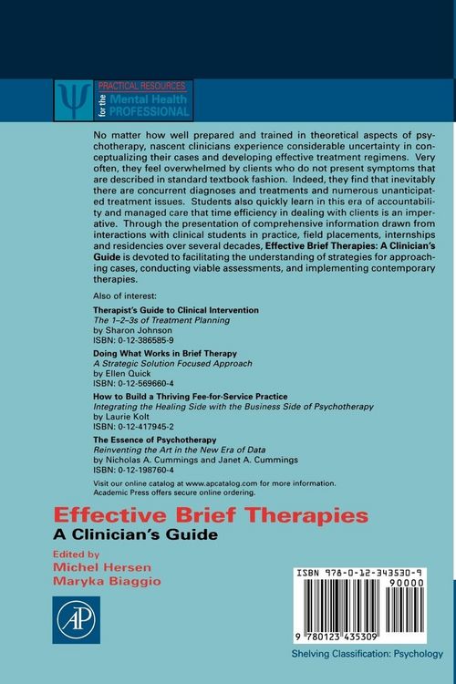 Produktbild: Effective Brief Therapies