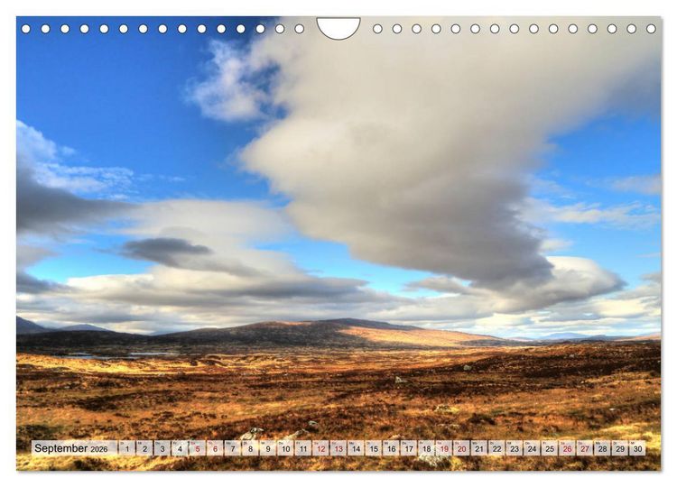 Produktbild: Schottland - Land aus Nebel und Licht (Wandkalender 2026 DIN A4 quer), CALVENDO Monatskalender