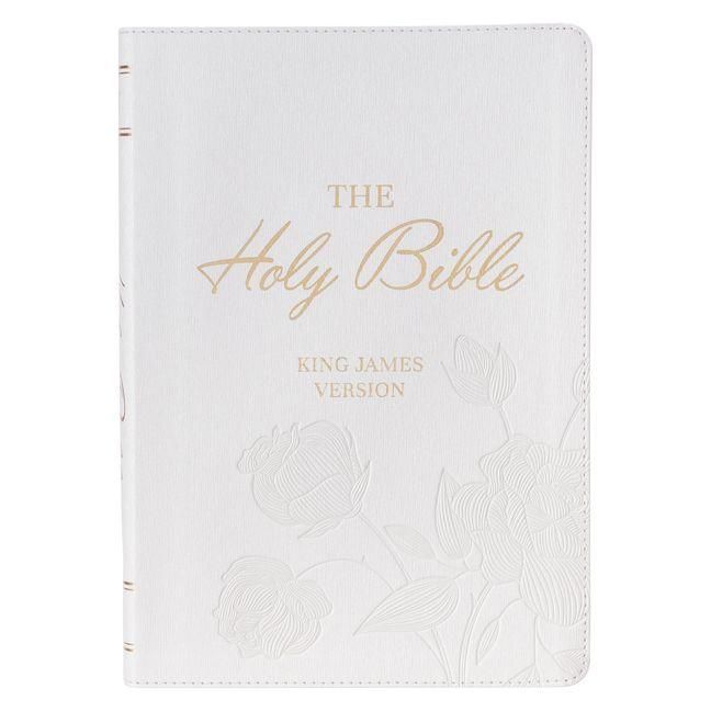 Produktbild: KJV Bible Super Giant Print (Faux Leather, White)