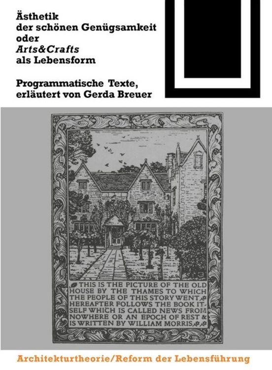 Produktbild: &Auml;sthetik der sch&ouml;nen Gen&uuml;gsamkeit oder Arts and Crafts als Lebensform
