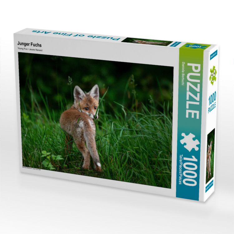 Produktbild: CALVENDO Puzzle Junger Fuchs, Schinznach-Bad | 1000 Teile Lege-Gr&ouml;&szlig;e 64x48cm Foto-Puzzle f&uuml;r gl&uuml;ckliche Stunden