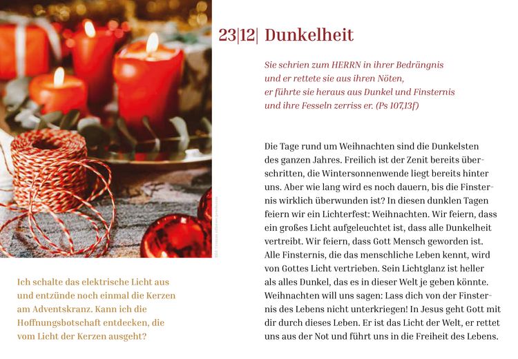 Produktbild: Und das Licht leuchtet in der Finsternis