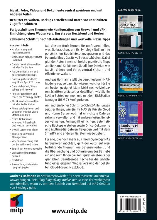 Produktbild: Private Cloud und Home Server mit Synology NAS