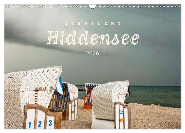 Produktbild: Sehnsucht Hiddensee 2026 (Wandkalender 2026 DIN A3 quer), CALVENDO Monatskalender