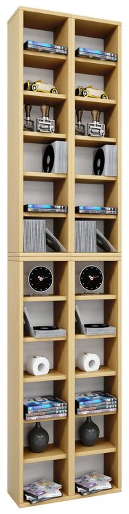 Produktbild: Holz CD DVD Stand Regal Schrank St&auml;nder Almera