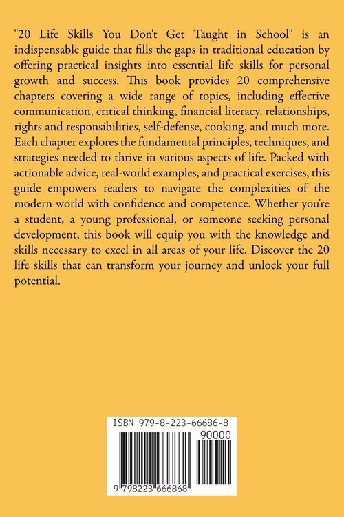 Produktbild: 20 Life Skills You Don't Get Taught in School