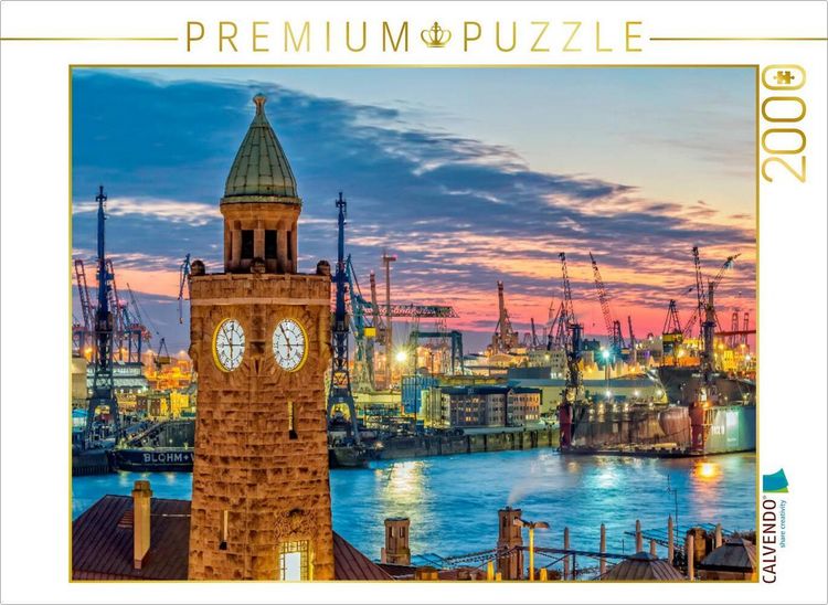 Produktbild: CALVENDO Puzzle Hamburg Landungsbr&uuml;cken | 2000 Teile Lege-Gr&ouml;&szlig;e 90x67cm Foto-Puzzle f&uuml;r gl&uuml;ckliche Stunden