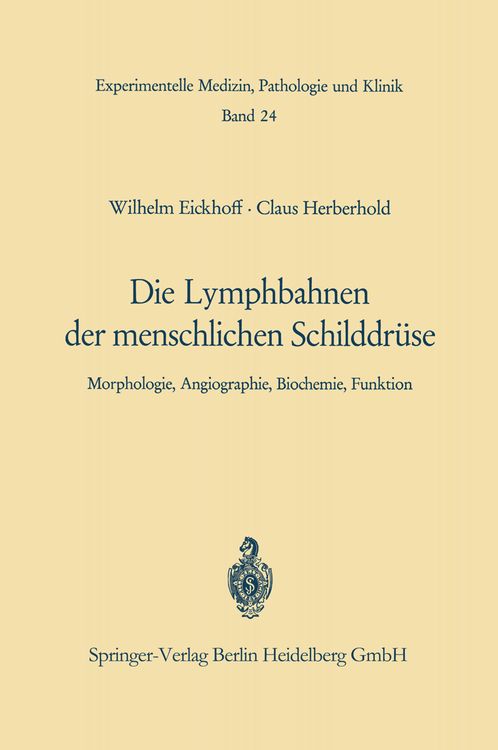 Produktbild: Die Lymphobahnen der menschlichen Schilddr&uuml;se
