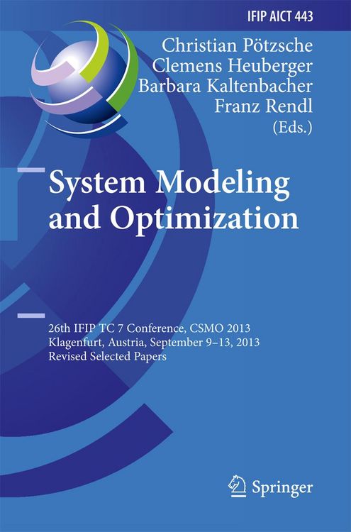 Produktbild: System Modeling and Optimization