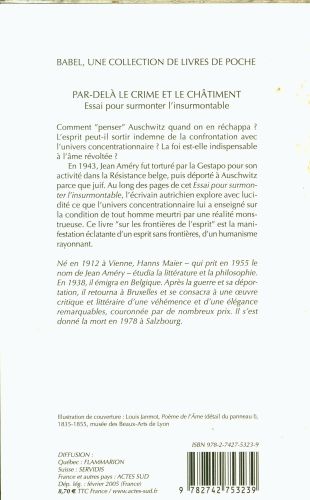 Produktbild: Par-del&agrave; le crime et le ch&acirc;timent