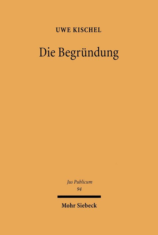 Produktbild: Die Begr&uuml;ndung