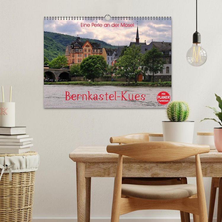 Produktbild: Eine Perle an der Mosel &ndash; Bernkastel-Kues (Wandkalender 2026 DIN A3 quer), CALVENDO Monatskalender