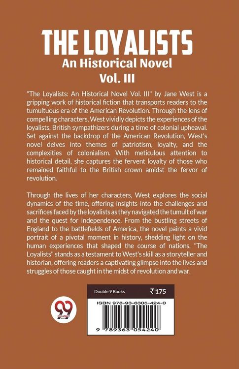 Produktbild: The loyalists An Historical Novel Vol. III