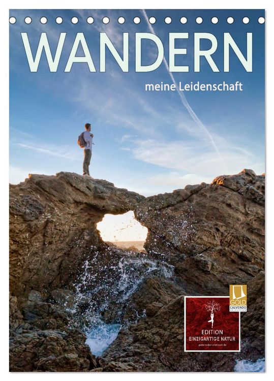 Produktbild: Wandern - meine Leidenschaft (Tischkalender 2026 DIN A5 hoch), CALVENDO Monatskalender