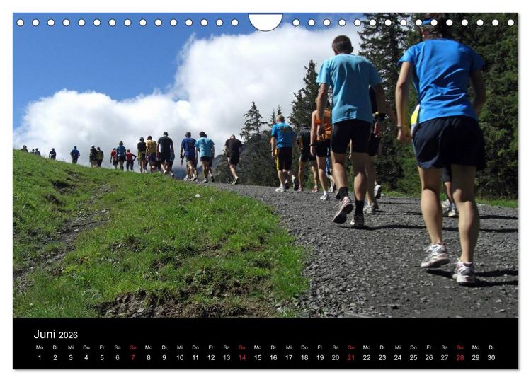 Produktbild: Der Jungfrau-Marathon (Wandkalender 2026 DIN A4 quer), CALVENDO Monatskalender