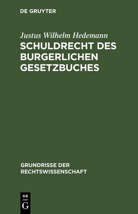 Produktbild: Schuldrecht des Burgerlichen Gesetzbuches