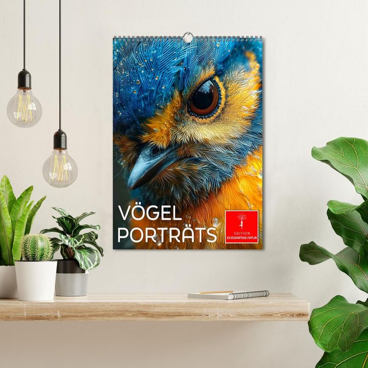 Produktbild: V&ouml;gel Portr&auml;ts (Wandkalender 2026 DIN A3 hoch), CALVENDO Monatskalender