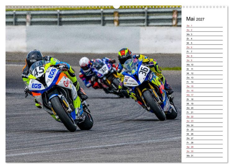 Produktbild: Faszination Superbikes (Wandkalender 2027 DIN A2 quer), CALVENDO Monatskalender